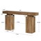 63" Wooden Foyer Stand Console Table for Entryway and Hallway
